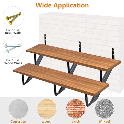 Zwinz Steel Stair Riser 2 Step, Metal Stair Stringers for Deck Height 19.5 inches, Steel Stair Step Riser for Outside Stairs 3 Pack by Zwinz - Image 3