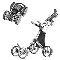 CaddyTek Explorer V8-Silber Golf Push Cart, Einheitsgröße