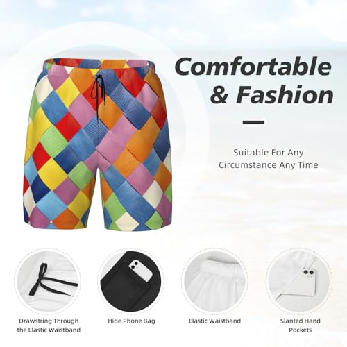 Maillot de bain homme avec doublure compression short de plage séchage rapide