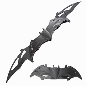 12.2in Double Head High Carbon S.S. Folding Knife, Sharp Hunting Hiking Camping Tactical Survival Work Knives for Men Women, for Outdoor, Tactical, Survival and EDC