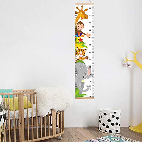 Animals Growth Chart For Kids, Baby Height Chart, Canvas Height Measuring Rulers For Boys Girls (Animals 1) #TOP4