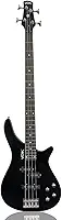 Contrabaixo 4 Cordas Voik Vega-4 Gloss Black Passivo Basswood