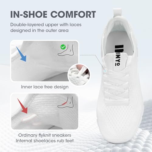 INYO Womens Sneakers Walking Lightweight Tennis Shoes No Slip Sports Workout Gym Shoes for Running2