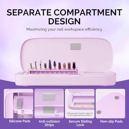 Caja Organizadora Acrílica y Taladro Eléctrico de Uñas miniatura 4
