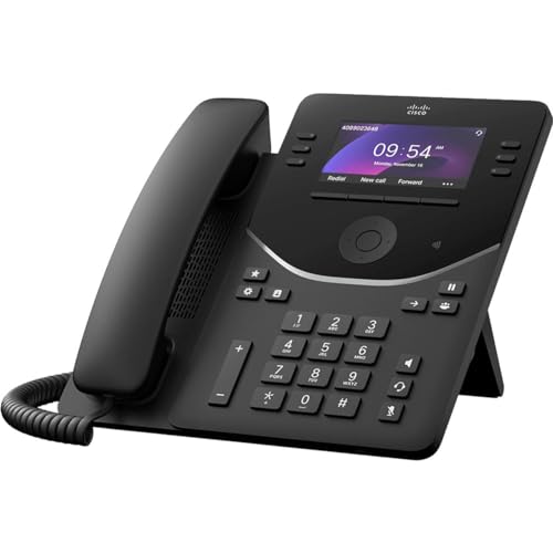 Cisco DP-9851 IP Phone - Corded - Corded - Desktop - Carbon Black - 6 x Total Line - VoIP - 3.7