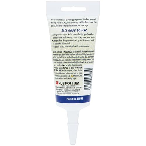 Image of Zinsser 391498 SureGrip Wallpaper Seam and Repair Adhesive, 2 Ounce