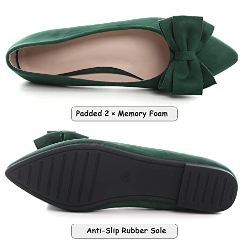 Image of Dear Time Women's Ballet Flats Dress Ballet Shoes Slip on for Office Work Comfortable Shoes