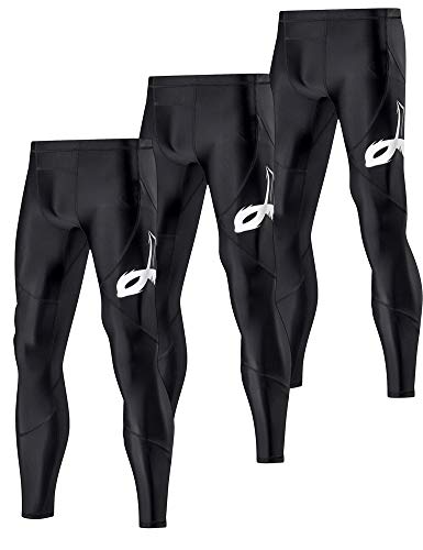 LAFROI Men's UPF 50+ Baselayer Digital Sublimated Print Compression Tights Pants Leggings with Drawstring (Light Hive, SM)