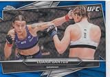 MMA Trading Card 2026 Topps Chrome UFC Blue RayWave Refractor #167 Luana Santos NM Near Mint /150