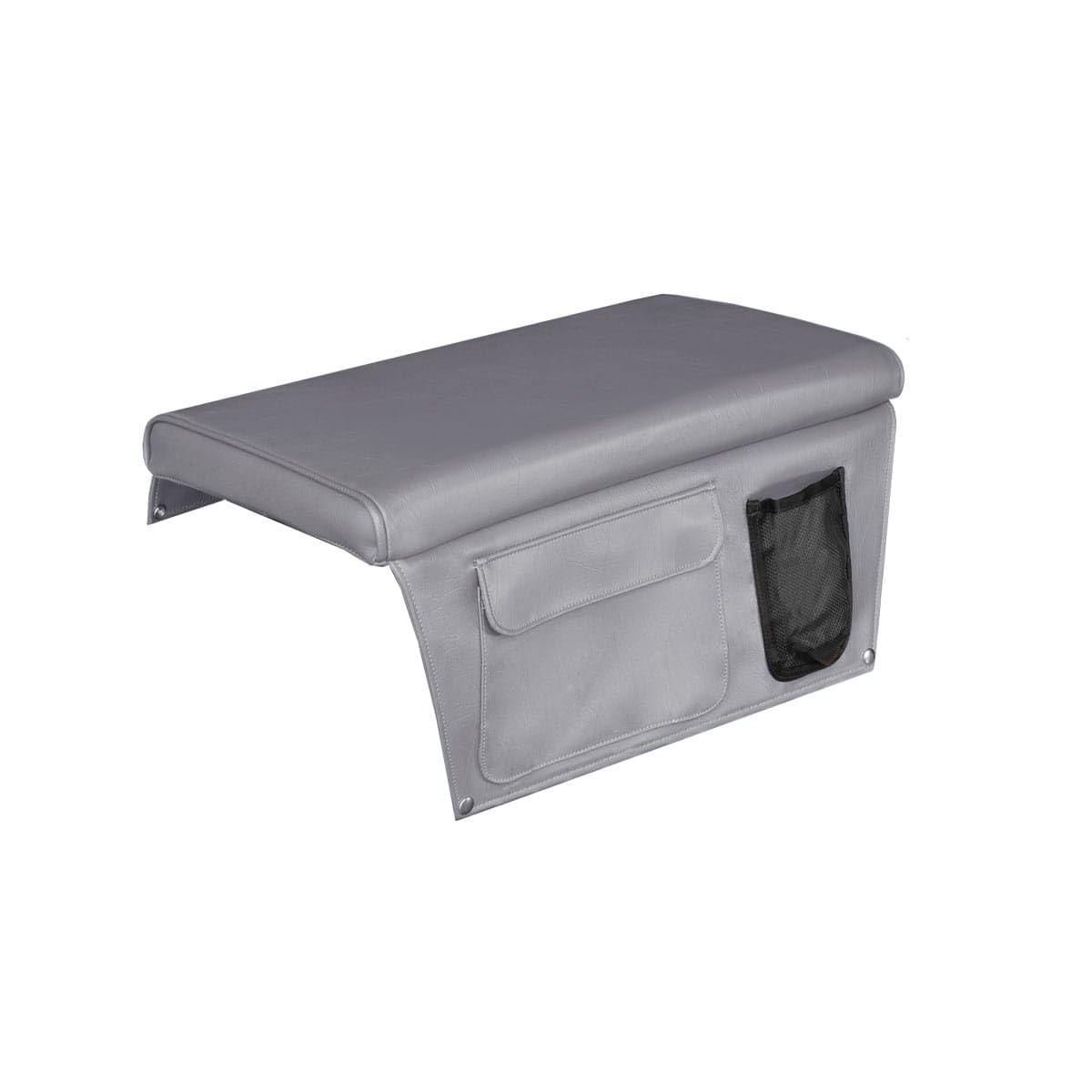 Oceansouth Boat Bench Cushion & Side Pockets (Gris, Longueur x Largeur 600mm x 400mm)
