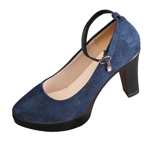 Sandales grandes tailles pour femme à bout rond et talons hauts chic