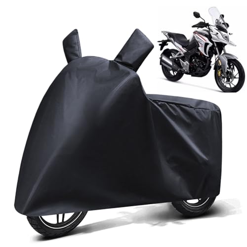 Image of FABTEC Waterproof Bike Body Cover Compatible with Honda Hornet 2.0, A2 (Black)
