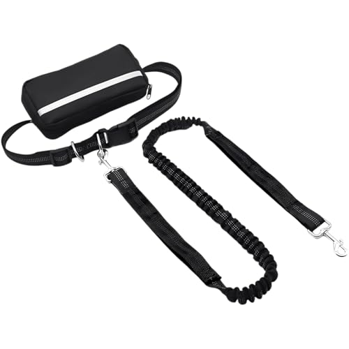 Hands-Free Dog Leash, Waist Belt, Running, Walking