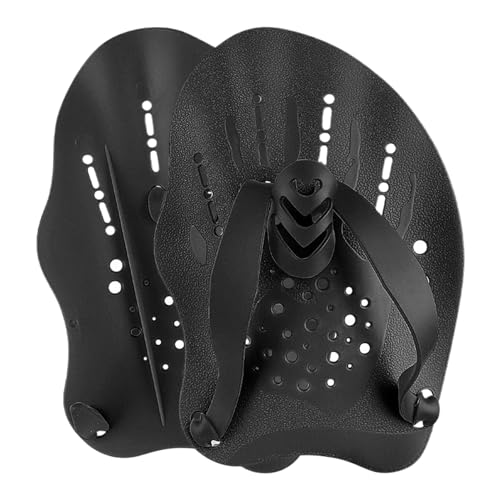 Palas de Natación,Palas para Nadar con Correas Ajustables - Equipo Portátil para Entrenamiento En Piscina, para Niños Mujeres Hombres