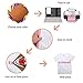 Glow in The Dark Heat Transfer Vinyl 12 x 8.3 inch Luminous Vinyl PU Iron on HTV Vinyl for Shirts 6 Sheets A4