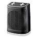 Rowenta Comfort Compact SO2330 - Calefactor Comfort Compact 2400W, función Silence, 2 velocidades, termostato mecánico función anti-heladas, ventilador aire frío, fácil transporte, negro