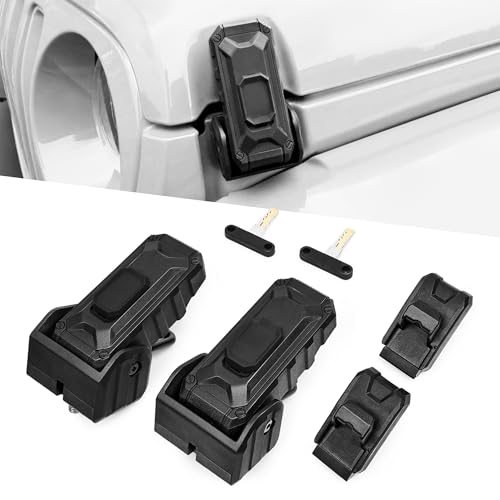 sukemichi JL Hood Latch with Keys, Hood Lock Replacement OEM Hood Latches Locking Hood Latches for...