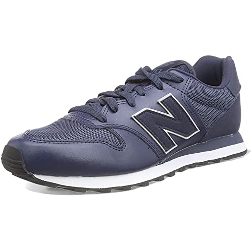 New Balance Uomo 500 Mixed Material Pack Sneaker, Natural Indigo, 40 EU,