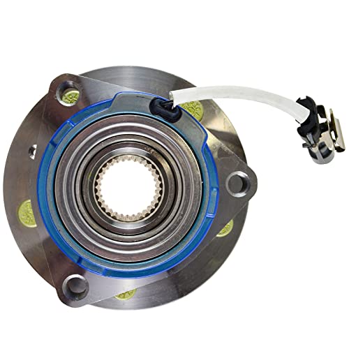 Image of TRQ 2 Piece Front Rear Wheel Bearing & Hub Assembly Set Compatible with 2005-2011 Cadillac STS