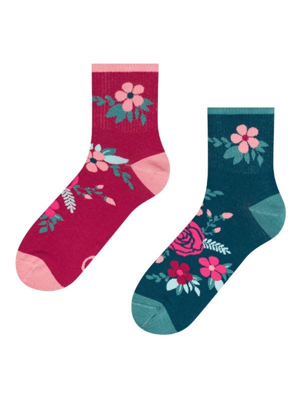 Dedoles Socken Unisex Damen Herren & Kinder Baumwolle viele lustige Designs Fussball Fahrrad Pferde Pflanzen Feuerwehr Geschenk links rechts verschieden