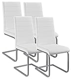 esszimmerstuhl grau kunststoff ✔️ Zeitlos & modern: Mit dem schlichten 4er Set Freischwinger Stühle bringen Sie Stil und Eleganz in Esszimmer, Küche oder Wohnzimmer. Ideal zum Speisen oder geselligen Beisammensein.