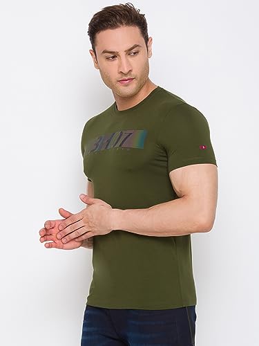 Image of Being Human Red Regular Fit Men's Short Sleeves T-Shirt Clothing
