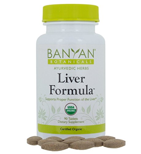 Banyan Botanicals Liver Formula - USDA Organic, 90 Tablets - Cleansing Bitter Herbs