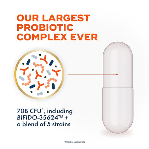 Align Probiotic, 70 Billion CFU, 6 Strain Blend, Probiotics for Women and Men, Daily Probiotics for Digestive Health, Helps Relieve Occasional Bloating & Gas 30 Capsules - image 4