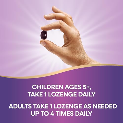 Image of Nature's Way Sambucus Zinc Lozenges With Elderberry and Vitamin C, Honey Lemon Flavor, 24 Lozenges (3 Pack)