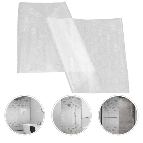 Vinilo decorativo de privacidad para ventana 45 cm blanco miniatura 7