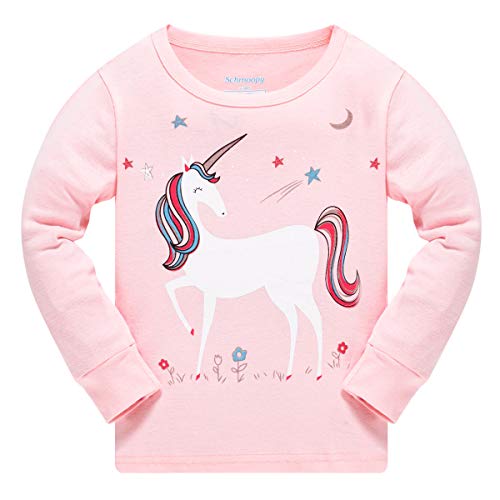 Hugbug Pigiami Corti per Bambina in Cotone Stampa