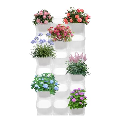 REHOUPTU Self Watering Wall Planter, Vertical Garden Planter with 36