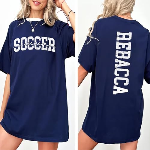 Personalized Sports Mom Shirt, Custom Game Day Name and Number Sweatshirt, Gift for Mother's Day, Mama Sweater2