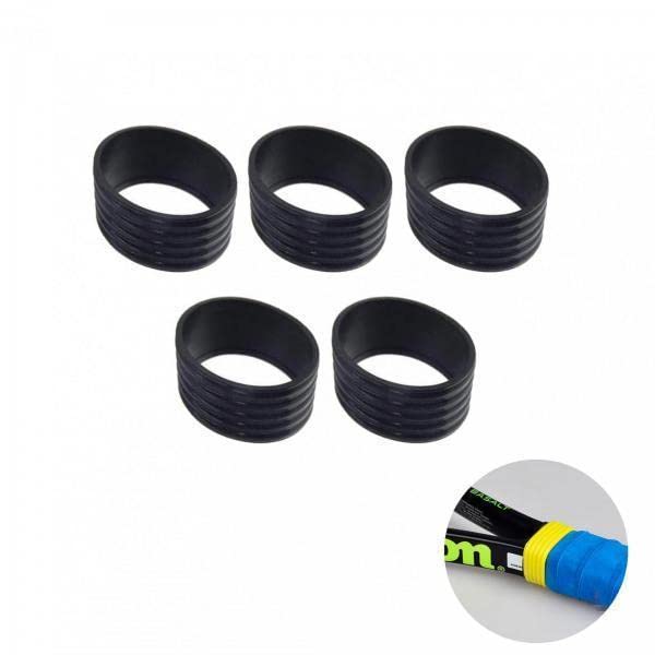 Bnf® 3x5 Packs Tennis Racquet Grip Ring Sweat Absorbing Badminton Grip Band Black|Sporting Goods | Tennis & Racquet Sports | Tennis | Grips-image-1