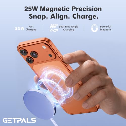 Image of 25W Magnetic Portable Fast Wireless Charging Pad for Apple iPhone Series