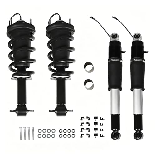 Aspaton 84977478 4PCS Front & Rear Shock Absorbe Strut Assembly with Magnetic Compatible with Escalade Suburban Tahoe Yukon XL 2015-2020 84176631 84176675 Suspension Kit