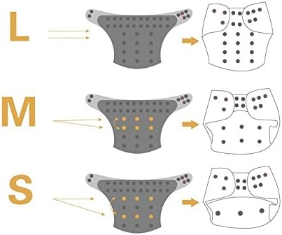 LilBit Baby Reusable Pocket Cloth Diapers (YMXTZZH14)