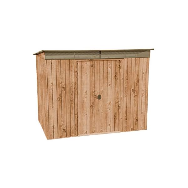 Duramax 50345 8 x 6 Ft Pultdach Skylight Schuppen – Holzmaserung