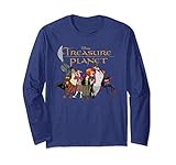 Official Disney Merchandise Disney Treasure Planet Logo and Characters Manga Larga