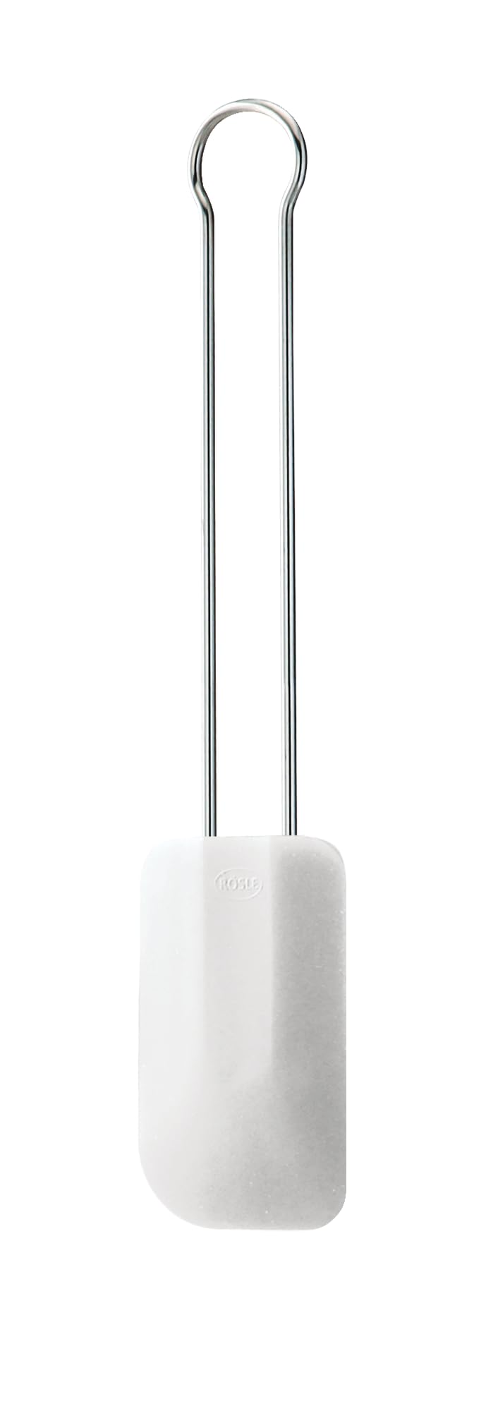 RÖSLE Teigschaber, weiß, 26 cm, Edelstahl 18/10, spülmaschinengeeignet