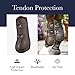 LeMieux Impact Responsive Horse Tendon Boots - Protective Gear and Training Equipment - Equine Boots, Wraps & Accessories - Tendon Protection and Support (Brown/Medium)