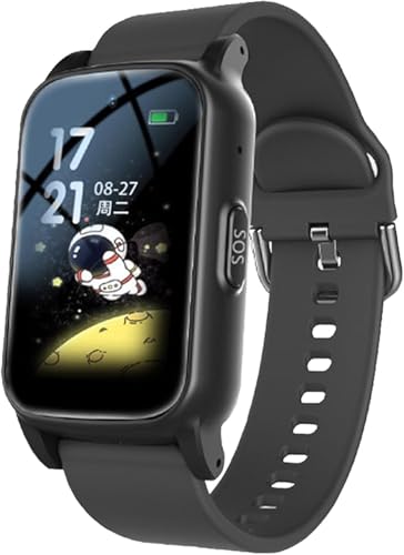 X&Z-XAOY Reloj Inteligente con Detección De Caídas para Personas Mayores Dispositivos De Alerta De Caídas para Ancianos con GPS, Llamada De Emergencia SOS, Llamada De Voz HD(Black)