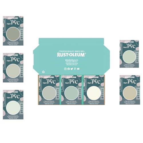 Rust-Oleum PVC-Lack Testerbox - Frische Grüntöne - Seidenglanz