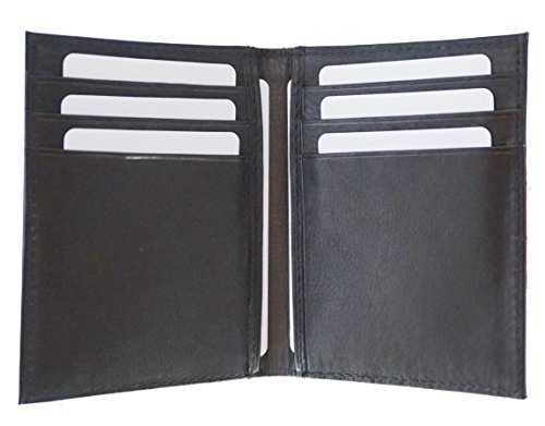 Genuine Leather Front Pocket Bifold Money Clip Mens Wallet2