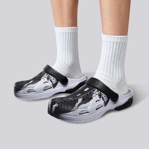 Image of SOSOWHLTE Men's Women's Arch Support Clogs,Unisex Garden Shoes Comfortable Slip-on Outdoor Sandals Slippers for Beach Casual