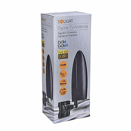 Solight Antenne Dvb-t, 47dbi, l'Antenne Et Accessoires Tv, Antennes, Antennes Extérieures, Hn 60