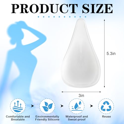 Image of Geyoga 8 Pcs Toe Concealer Seamless Hider Reusable Silicone Anti Cover Insert Guard for Women Girls