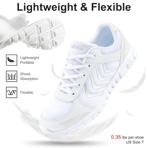 Image of Alicegana Womens Comfortable Walking Shoes: Lightweight Breathable Womens Sneakers for Daily Walks - Non Slip Casual Tennis Shoes for Work Commuting