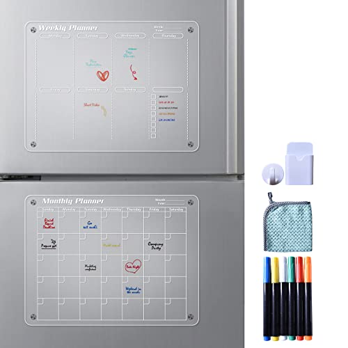 PACKLIST Magnetischer Wochenplaner A4 - Für Kühlschrank Organisation