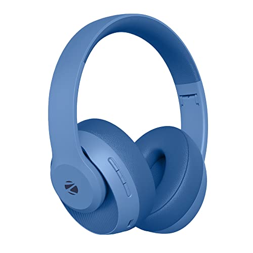 Image of ZEBRONICS Zeb-Dynamic Wireless Headphone with 34 hrs. of Playback (Blue)